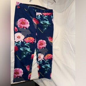 Banana Republic Floral Print Trousers